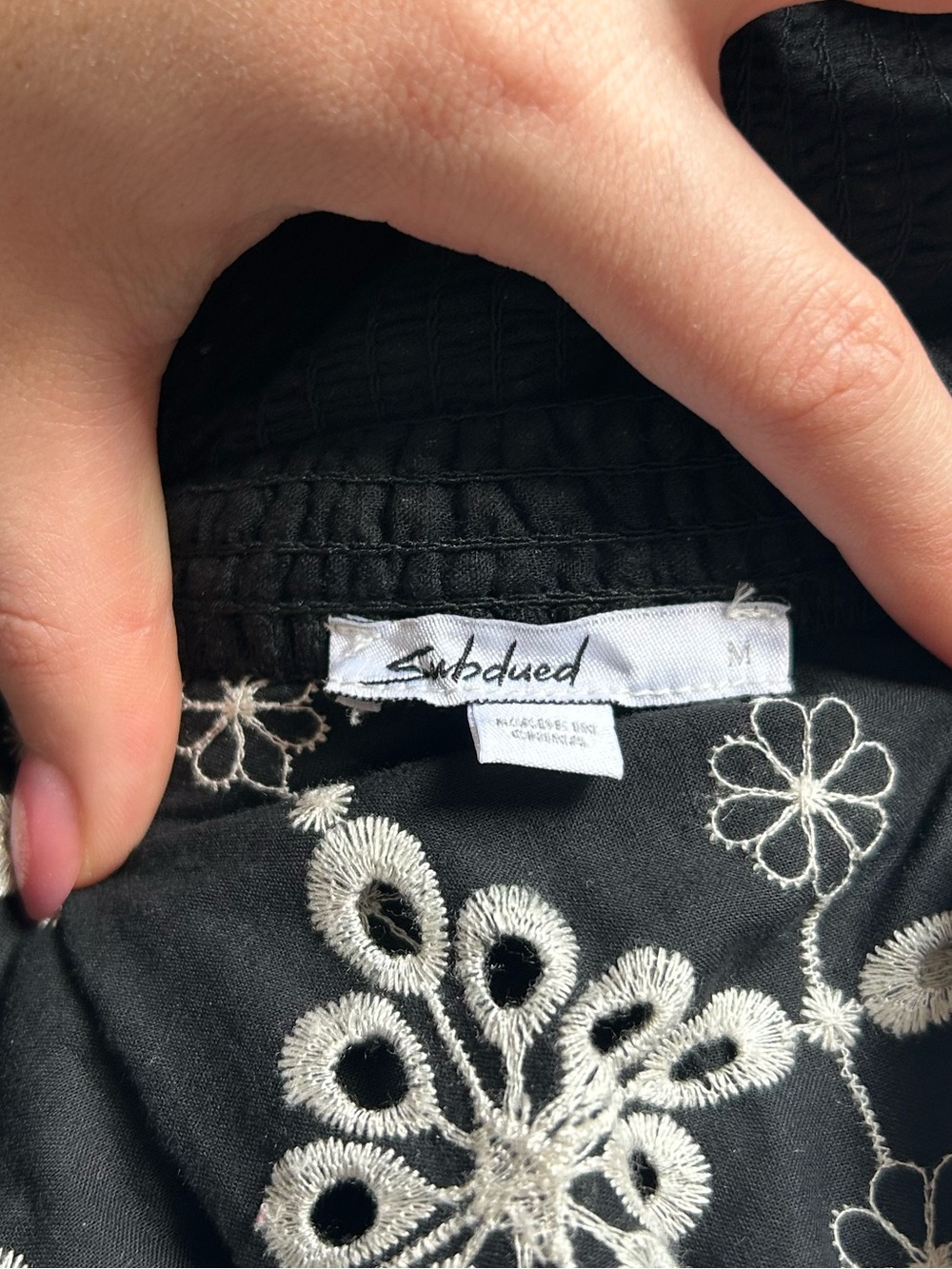 Embroidered Ruffle Mini Skirt - Picture 2 of 6